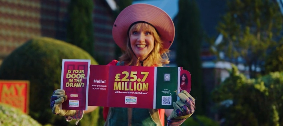 Celebrity-led Postcode Lottery push hits TV and TikTok
